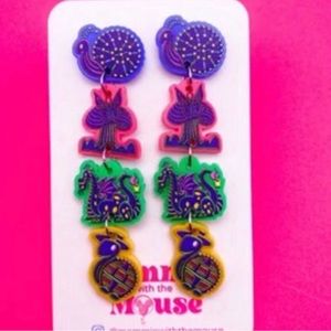 Disney Main Street Electrical Parade Earrings NEW